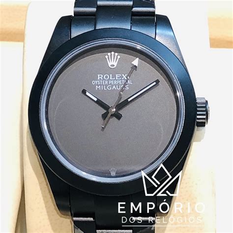 replica rolex milgauss roma|rolex milgauss dark knight price.